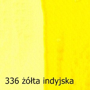 Farba akwarelowa Karmański 3,6 ml kostka 336 Żółta indyjska